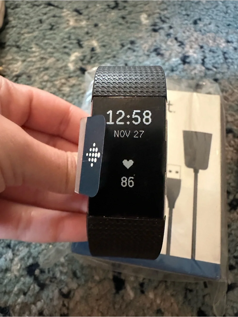 fitbit Charge 2 Smart Fitness Watch - Black